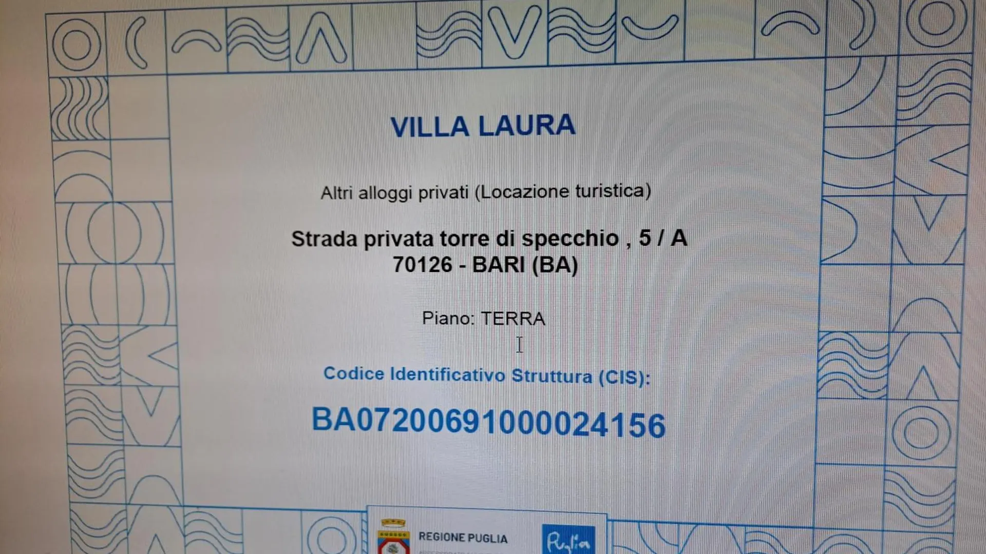בארי Villa Laura איטליה